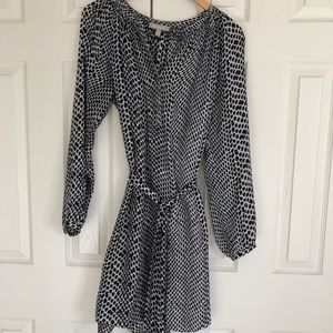 Banana Republic black and white dress